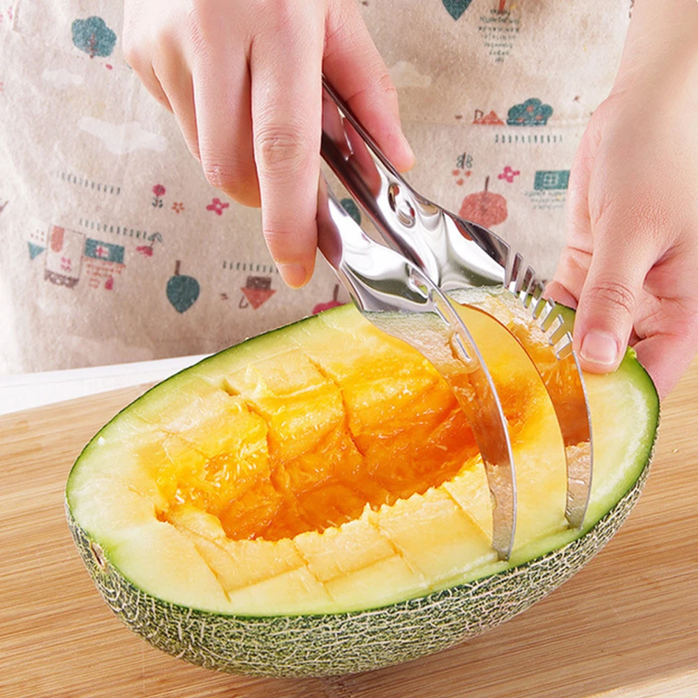 Ломтерезка для арбуза из нержавеющей стали разделитель артефакт|cutting watermelon|watermelon