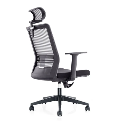 

Comfortable pure black silk professional office mesh chair, made of pure black fabric, adjustable fabric [Bulk purchase]