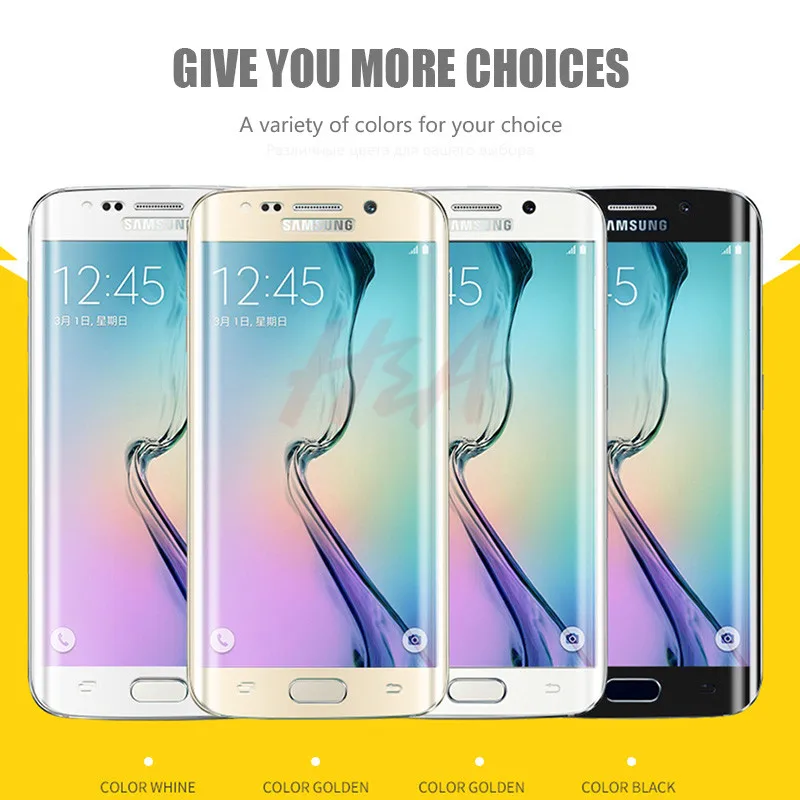 H& A 5D закругленные края полное покрытие Защитное стекло для samsung Galaxy S7 S6 Edge закаленное защитное стекло для экрана S7 Edge