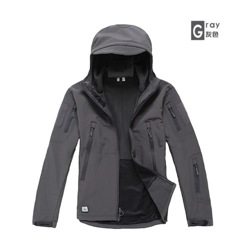 

Assault coat TAD soft shell shark skin soft shell proof camouflage coat fleece windbreaker