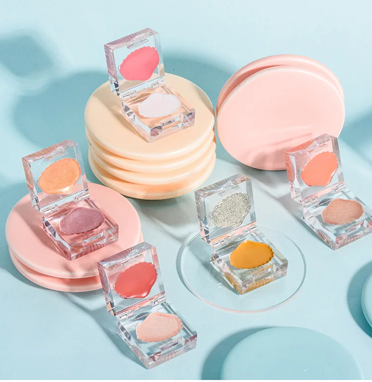 5 стилей натуральные маленькие ледяные румяна в форме кубика глянцевые одна