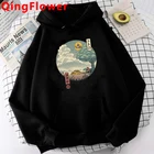 Толстовка Totoro Studio Ghibli Хаяо Миядзаки, женская уличная одежда с принтом в стиле Харадзюку, свитшот с графическим принтом, корейский стиль