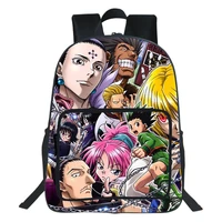 19 inches hunter x hunter backpack japan anime printing kids fashion simplicity bookbag student school bag cosplay backpack