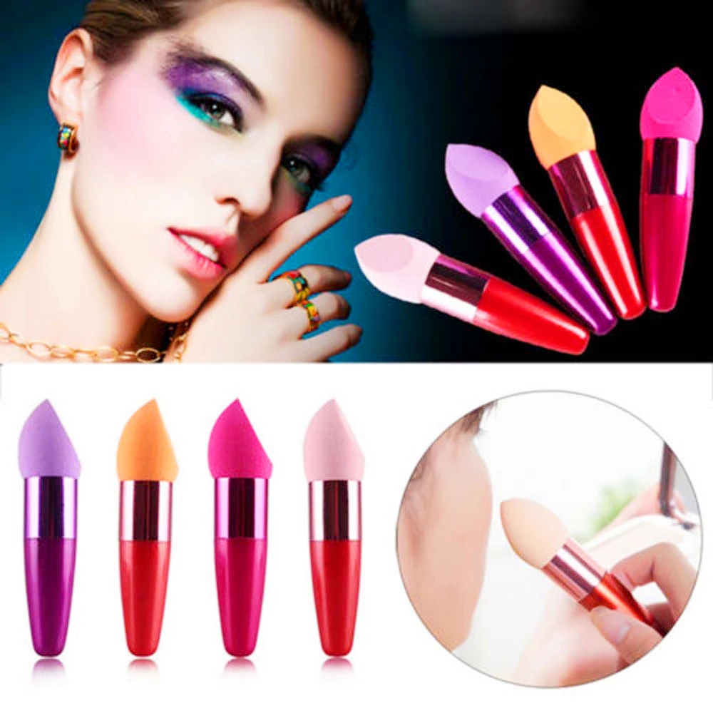 Спонж для нанесения основы под макияж спонж безупречная пудра гладкая