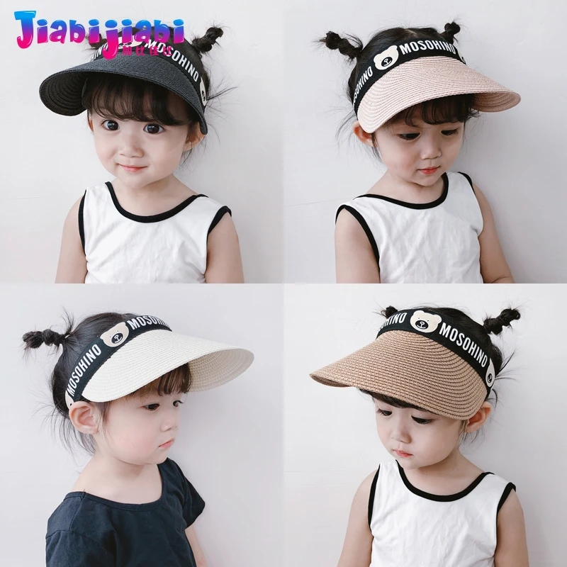 Соломенная шляпа в семейном стиле для взрослых и детей летняя маленьких девочек