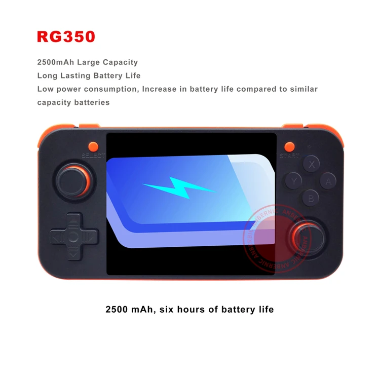 ANBERNIC новая Ретро игра RG350 видеоигра портативная игровая консоль мини 64 бит 3 5