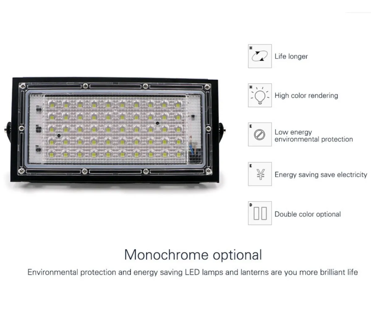 Светодиодный светильник 50 Вт УФ лампа для стерилизации AC 220 В 110