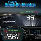 KMH MPH детектор авто сигнализация EOBD OBD2 автомобильный Hud Дисплей дисплей Автомобильный Электронный Аксессуары лобовое стекло проектор 3,5