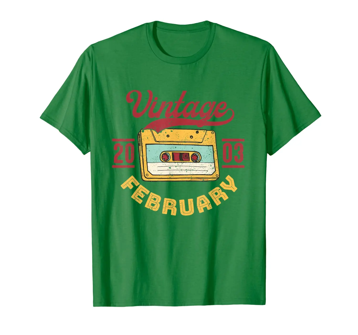 

Vintage February 2003 Cassette 17th Birthday 17 years old T-Shirt