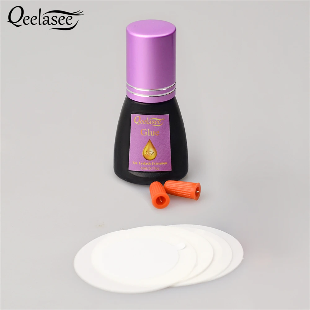 Qeelasee 0.5s быстросохнущий клей для наращивания ресниц продолжительностью 7 8 недель