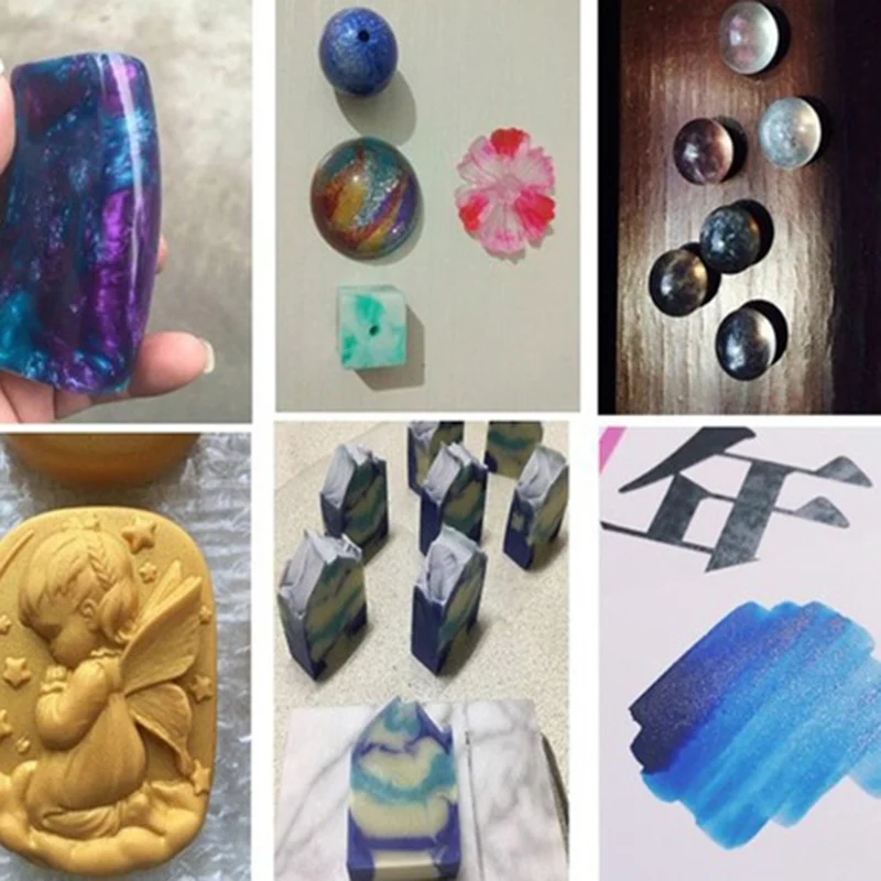 

Large Amount Of Mermaid Ji Pearl Powder Material Mica Crystal Mud Pigment DIY Crystal Epoxy Filling Art Decoration