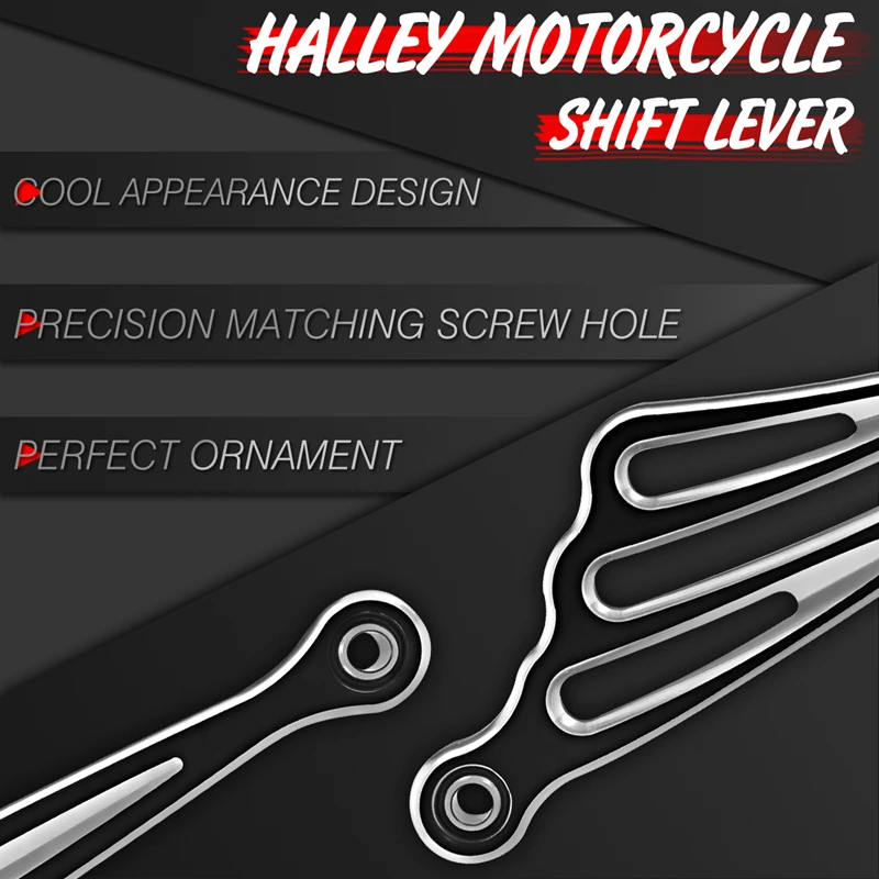 Крыло мотоцикла CNC черный 31 см Сдвиг рычага переключения передач для Harley Trike