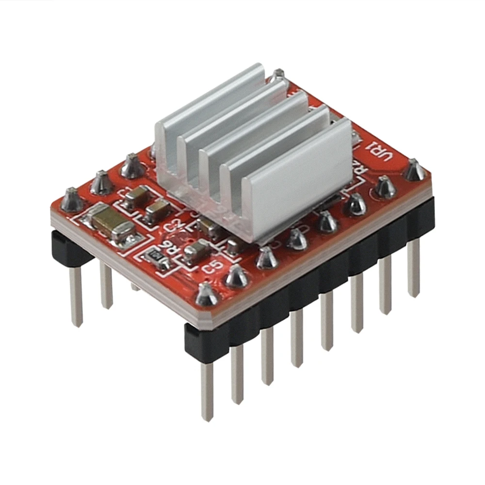 5PCS A4988 Stepper Motor Driver Module with Heatsink + Heat Sink 3D Printer Parts For SKR V1.3 1.4 GTR V1.0 MKS GEN V1.4 board | Компьютеры