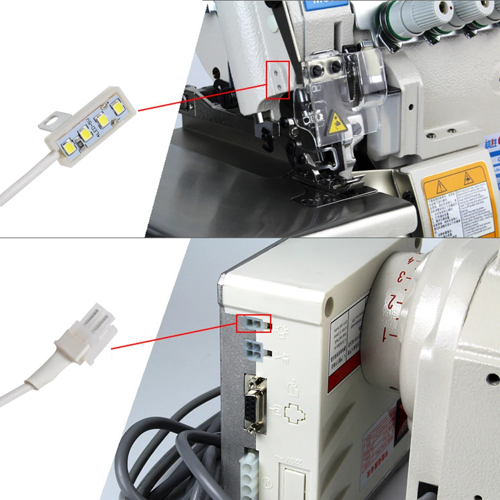 4 светодиодных шариков 5V светодиодный швейная машина лампа Многофункциональный