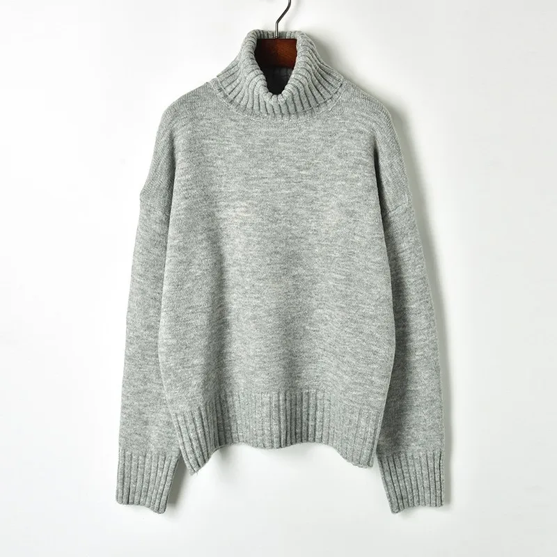 

Winter new warm and lazy wind loose knit sweater outer wear hedging women sweaters for women
