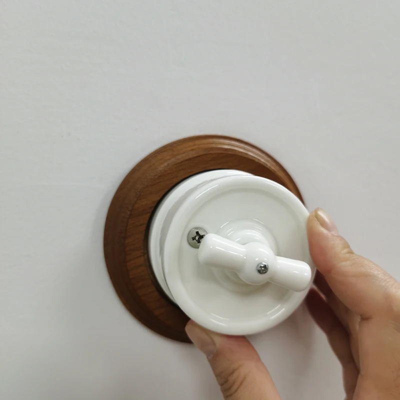 Настенный Керамический выключатель с европейской розеткой 10 А 250 В |