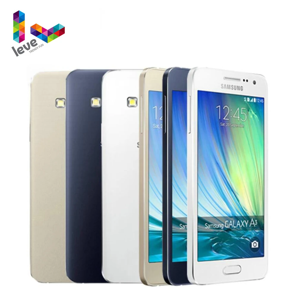 Original Unlocked Samsung Galaxy A3 A300F A3000 Mobile Phone 4.5