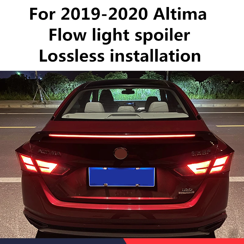 Для Nissan Teana/Altima спойлер 2019 2021 светильник потока Высокое качество Спойлер ABS