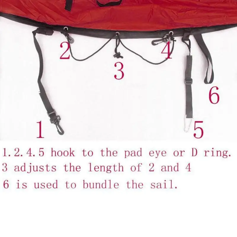 

42"/108cm Sail Foldable Kayak Boat Wind Sail Sup Paddle Board Sailing Canoe Stroke Paddle Rowing Boats Wind Clear Window