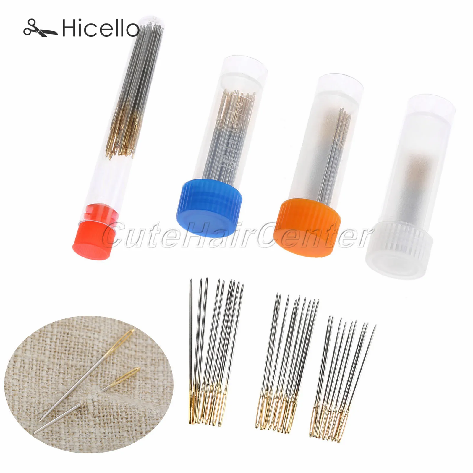 20 шт или 30 игл большой глаз тупой игла большое отверстие 3 размера шитье Вязание