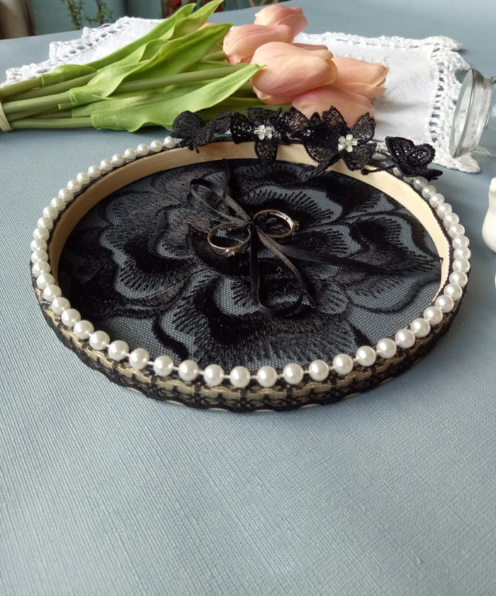 

Handmade Wedding props ring setting creative wedding crafts diameter 17cm