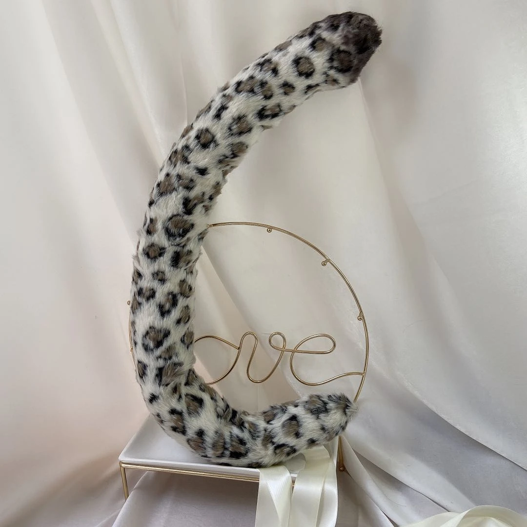 Новинка от MMGG шиньон в виде снежного леопардового уха зверя для косплея