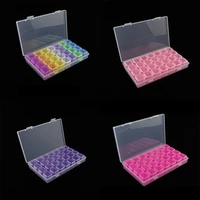 28 girds nail art storage case dismountable diamond embroidery accessories boxes nail jewelry box home storage container
