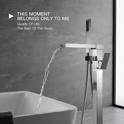 Напольный смеситель для ванны латунный ручной кран с одной ручкой напольное