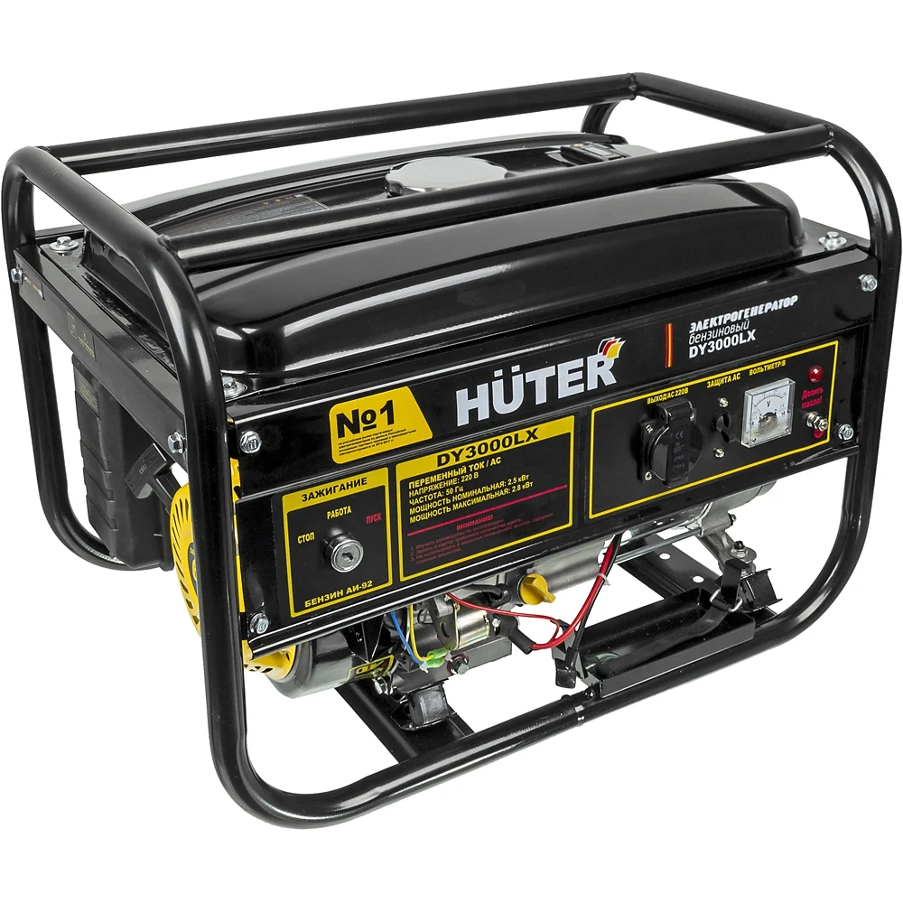 Бензиновый генератор HUTER DY3000LX 220 2.8кВт [64/1/10] | Обустройство дома