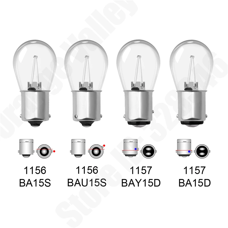 2 шт. 1156 P21W BA15S 1157 BAY15D BAU15S BA15D COB светодиодный нити чип автомобильного стоп-сигналы