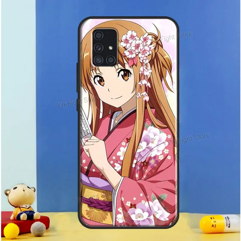 Yuuki Asuna чехол для Samsung Galaxy A31 A51 A71 A11 A50 A70 A10 A30S A40 A20e A21S M31 M30S Coque | Мобильные телефоны и