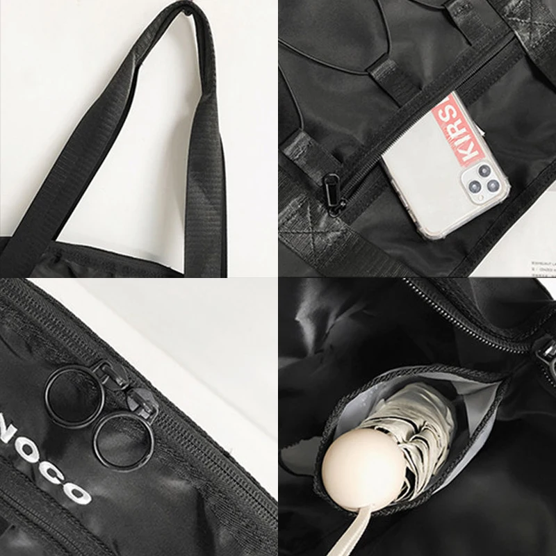 Pure Color Sports Travel Bag Women Large Capacity Portable Light Men's Bag Fitness Bag Women's Collection