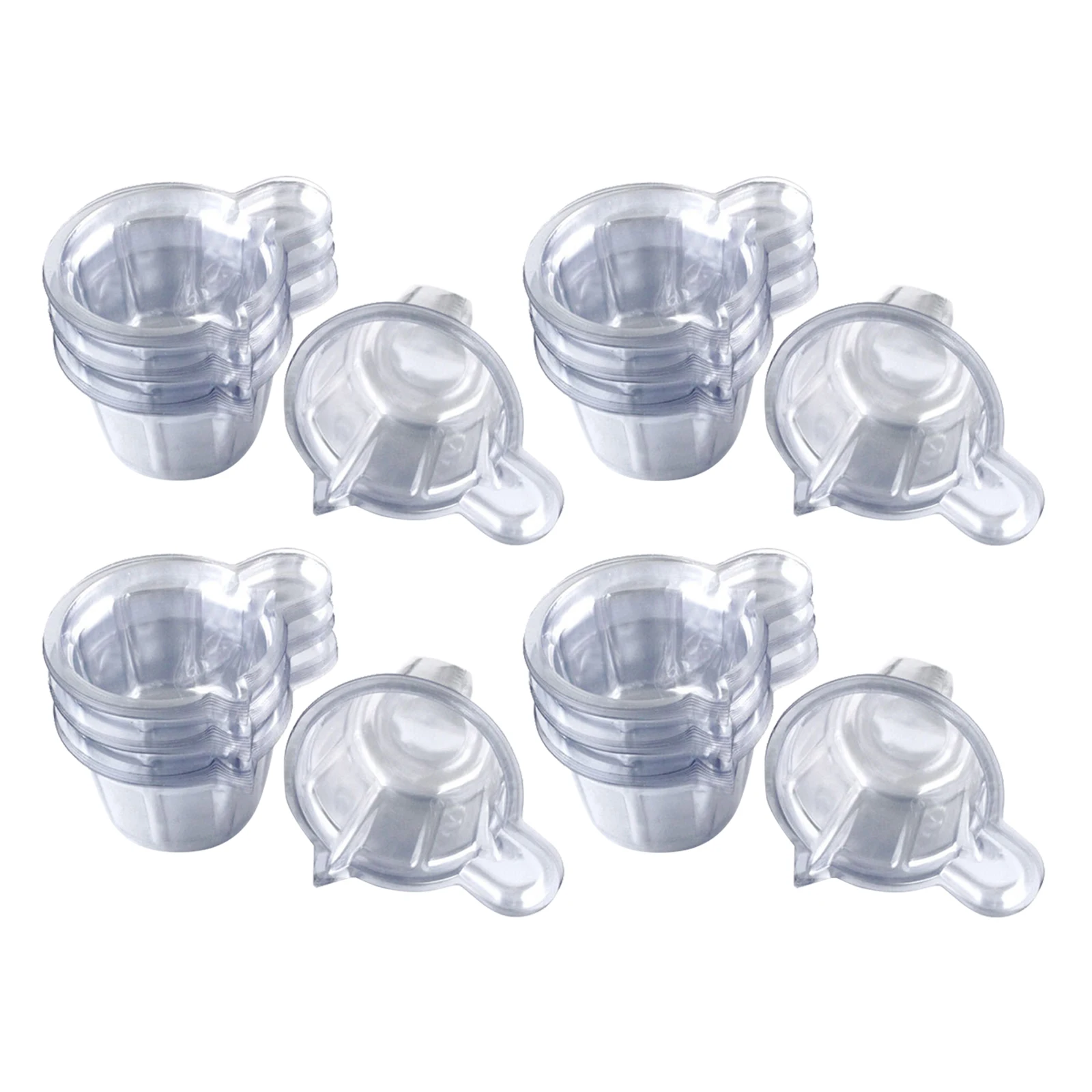 

Bulk 100 Pieces 40ML Plastic Disposable Cups for Epoxy Resin Crafts Kit
