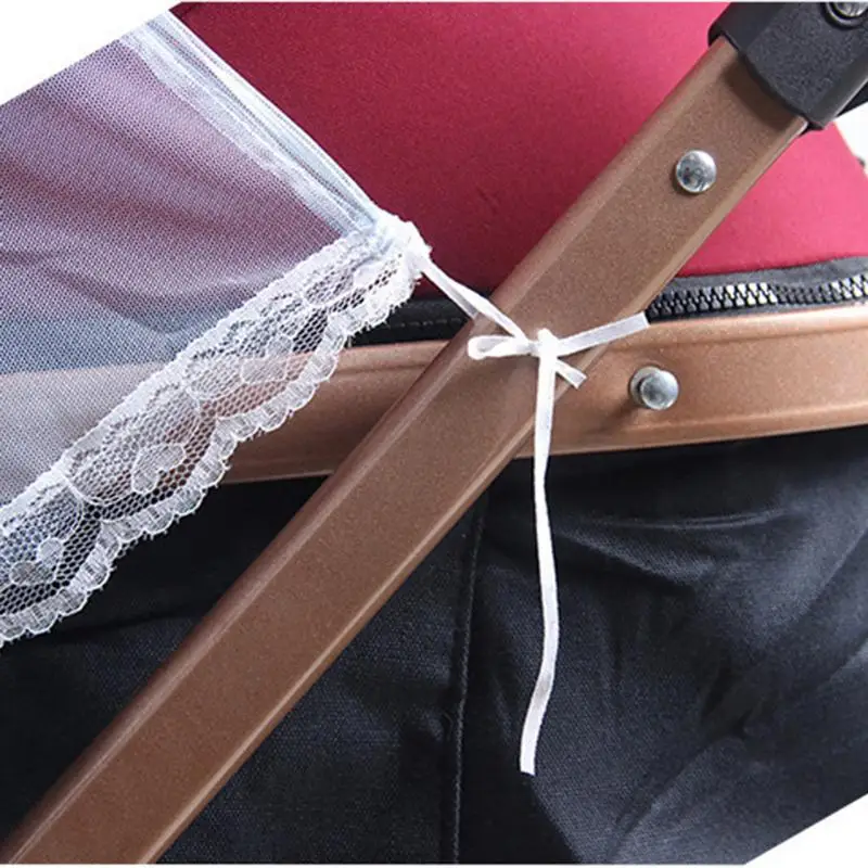 

2 Colors Lace Baby Mosquito Net Buggy Pram Car Seats Pushchair Insect Protector Mesh Baby Stroller Bed Netti Lace For Baby Kids
