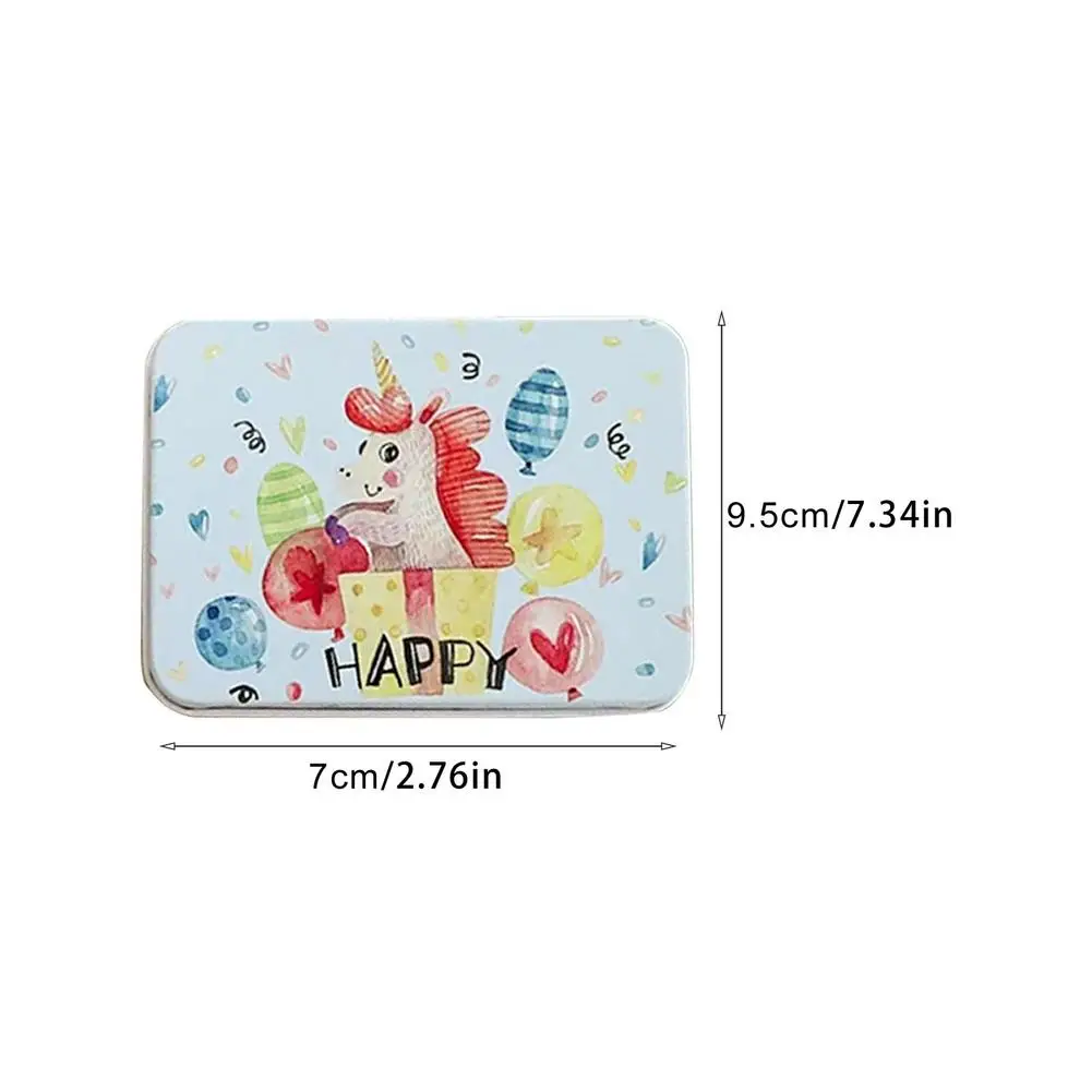 

INS Gift Box Tinplate Gift Tin Can Business Card Gift Tin Container Exquisite Korean Packaging Box Business Card Box