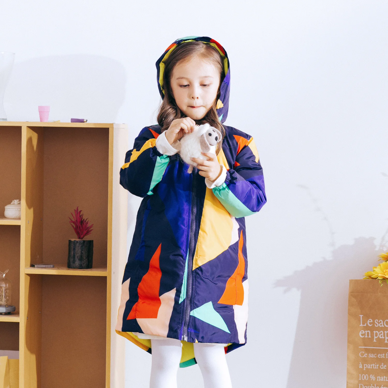 Детские зимние пальто Зимние для девочек Детская пуховая куртка зимняя