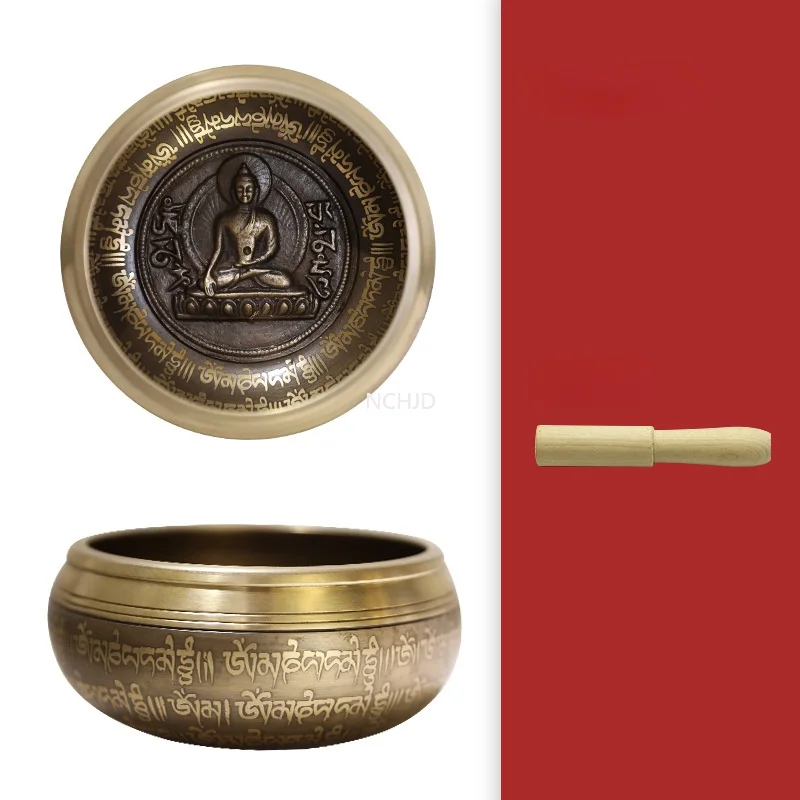 Чаша для пения тибетская 11 см декоративная медная чаша в тибетском стиле йоги