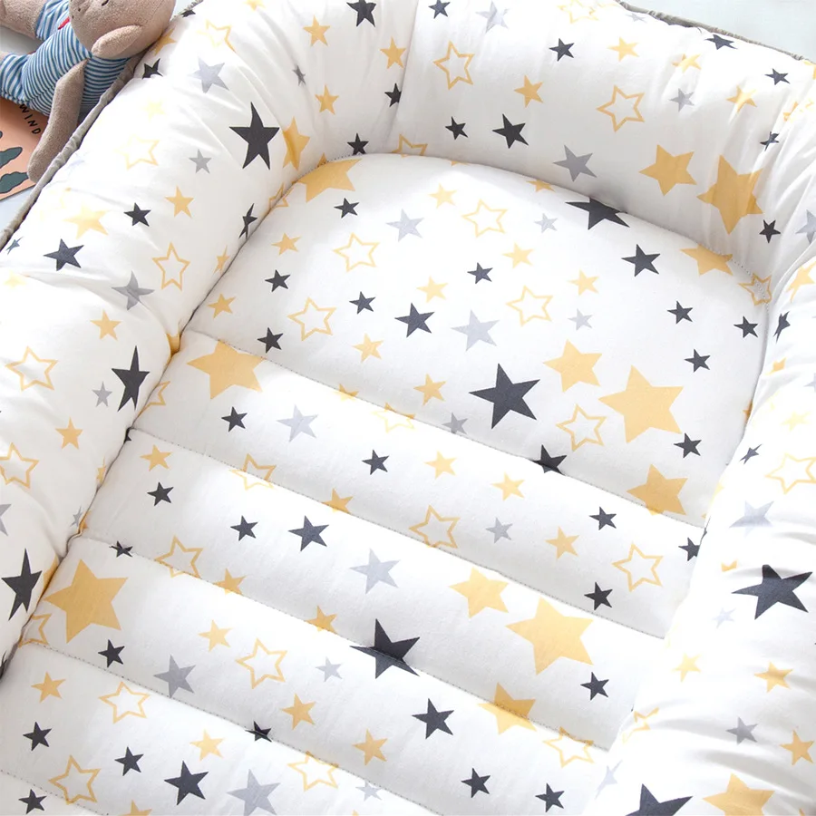 

Cartoon Boys Girls Infant Cradle Bed For 0-3 Years Crib Bumper Baby Nest Portable Folding Travel Outdoor Bassinet