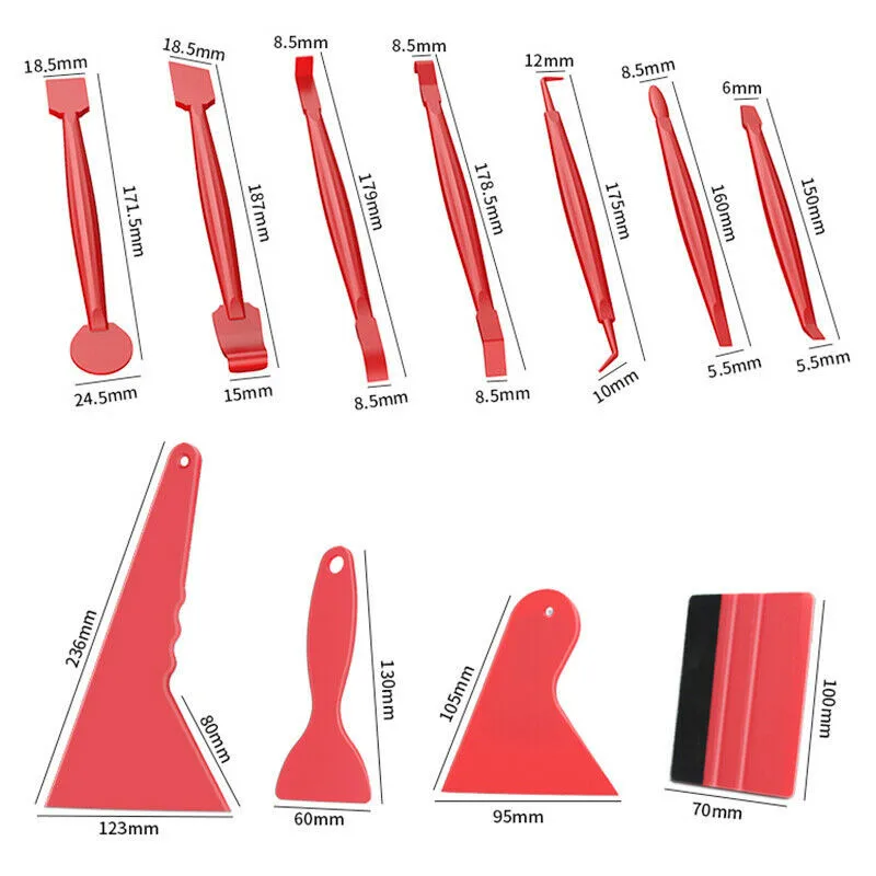 

Film Scraper Set Kit Scraper Squeegee Tools Parts Remover Replacement Wrap
