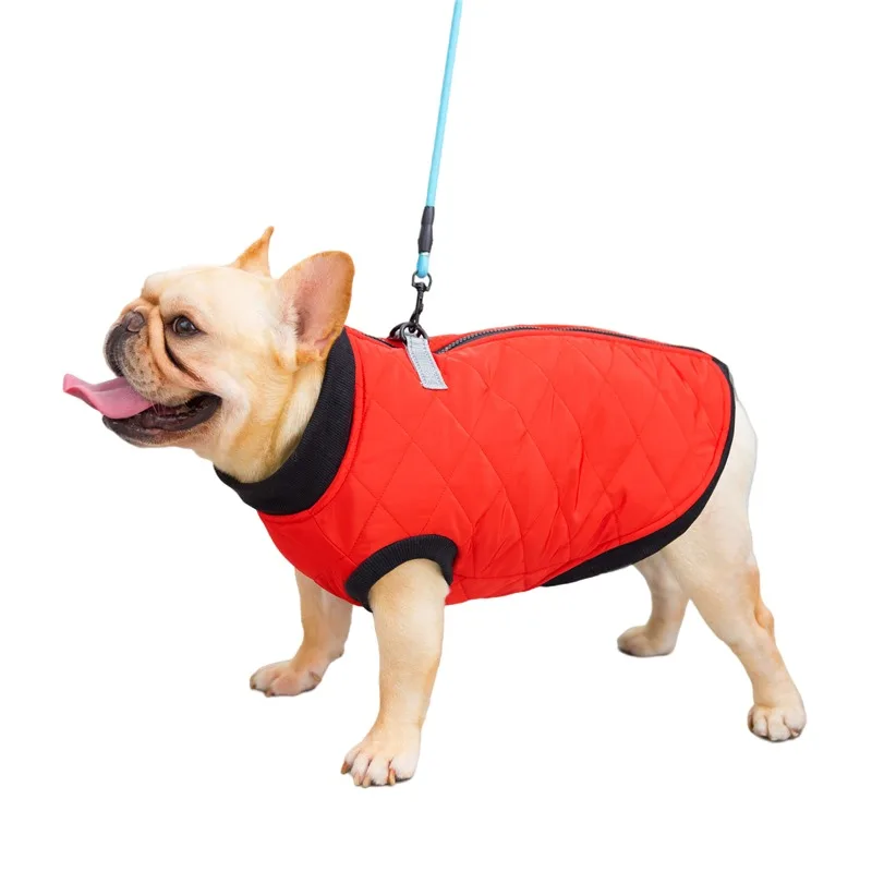 

French Bulldog Jacket Coat Winter Dog Clothes Pug Dog Clothing Poodle Bichon Frise Schnauzer Pet Outfit Garment Warm Dog Costume