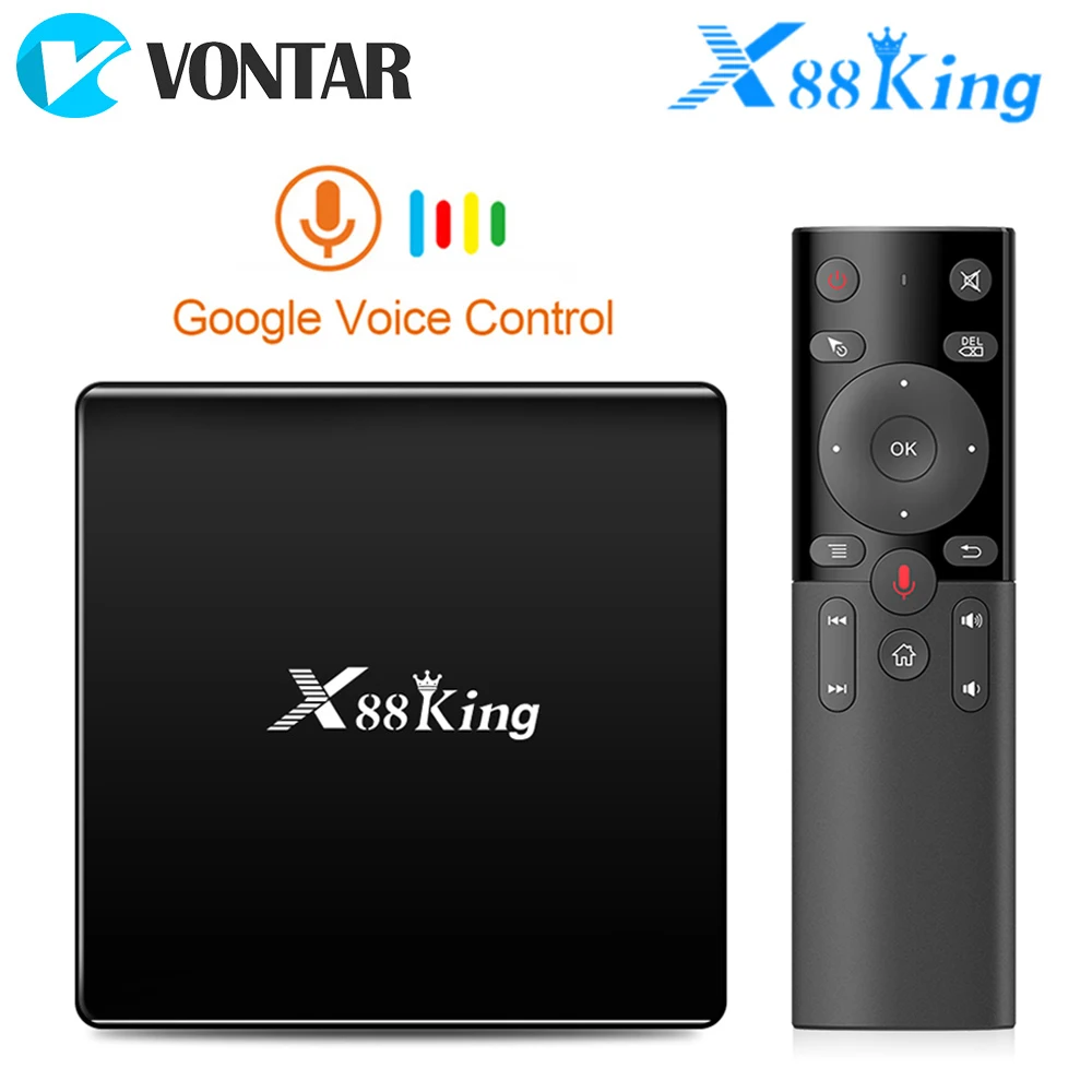 ТВ приставка X88 King 4GB 128G Amlogic S922X Android 9 0 Dual Wifi BT5.0 1000M 4K GooglePlay Store Youtube телеприставка