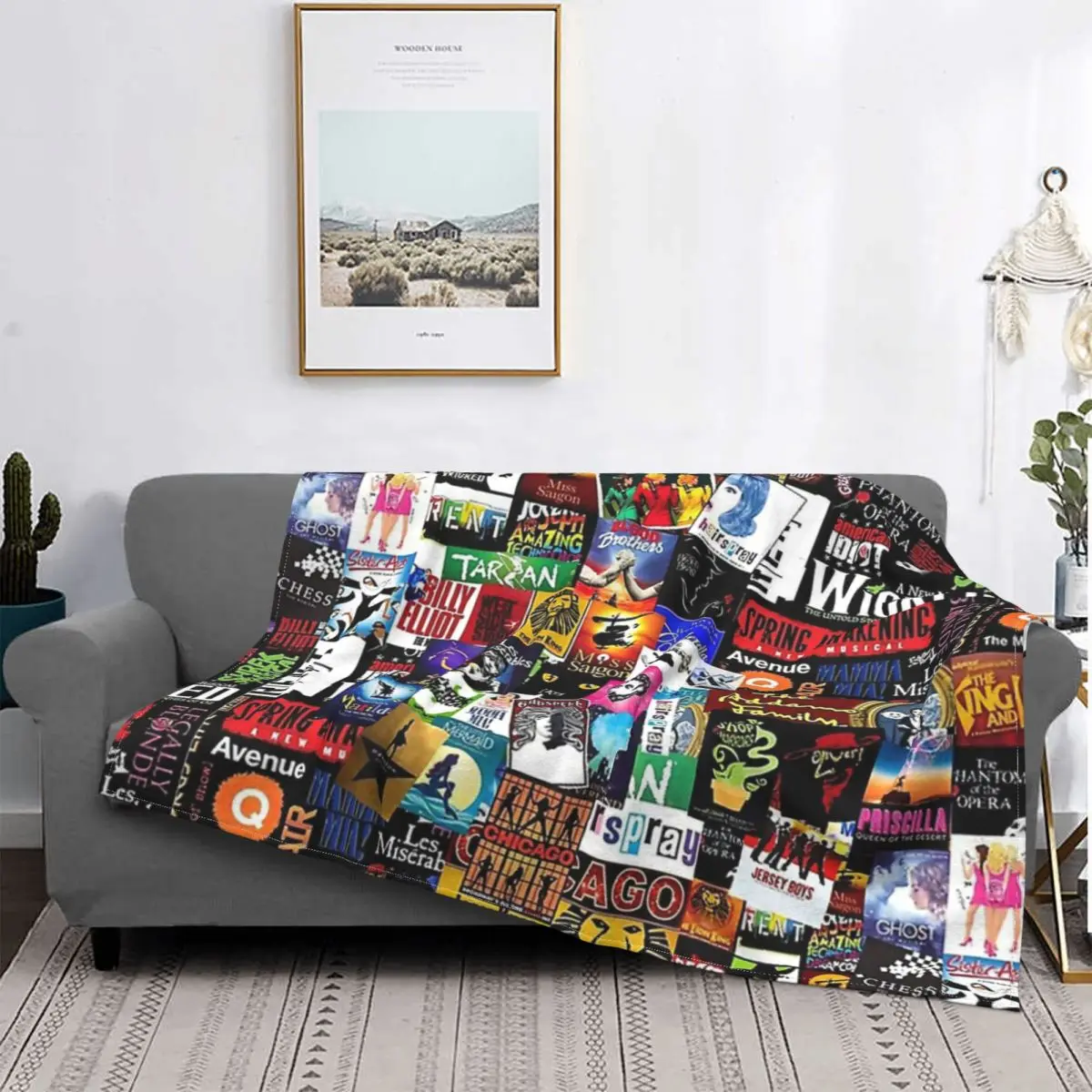 

Music Unity Blanket Bedspread Bed Plaid Rug Picnic Plaid Muslin Blanket Receiving Blankets
