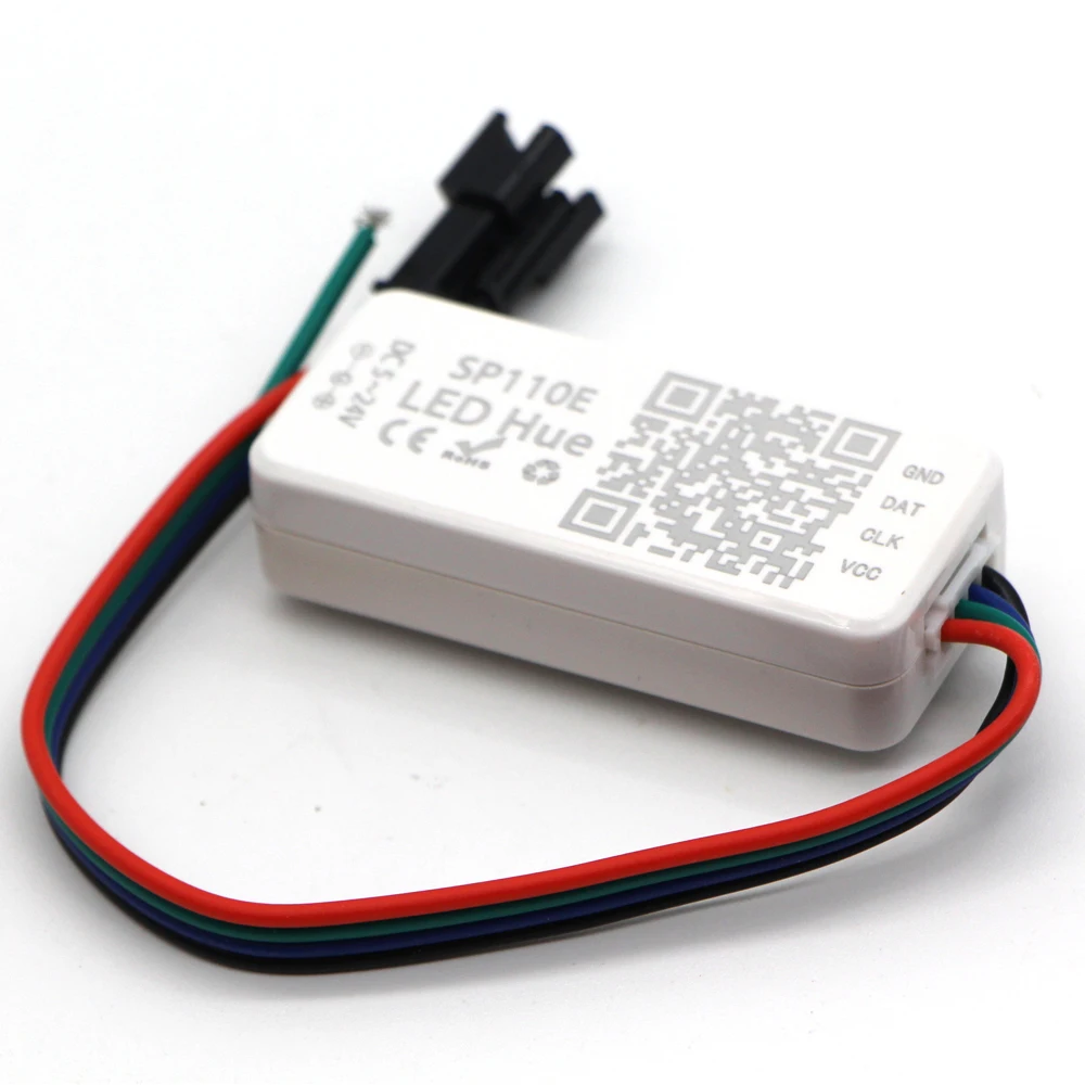 5V-24V USB DC RGB контроллер SP110E Пиксельный диммер WS2812B WS2812 модуль гибкой цветной светодиодной ленты JQ с поддержкой Bluetooth.