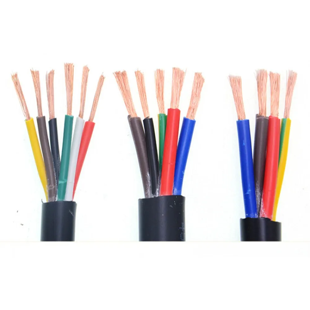 22 AWG 0 3 мм2 RVV 2/3/4/5/6/7/8/10/12/14/16/18 штыри сердечника медный провод проводник