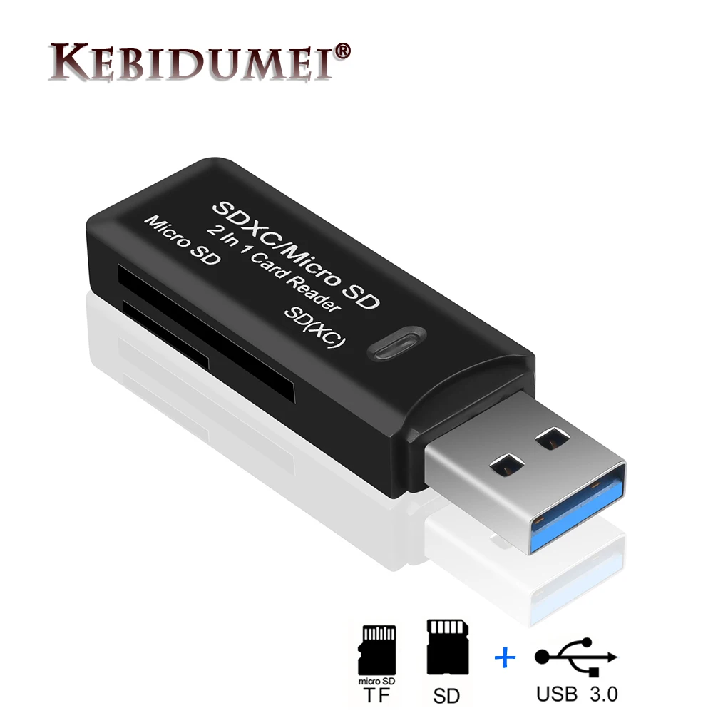Kebidumei USB 3 0 многофункциональный считыватель карт памяти OTG Type C адаптер мини