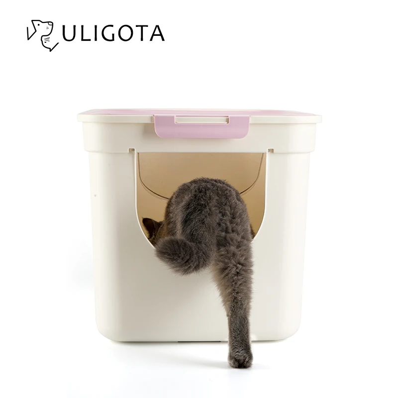 Квадратная автоматическая коробка для очистки кошачьего туалета тренировочная