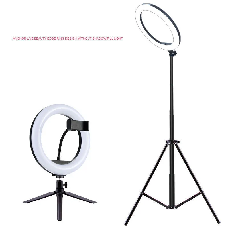 

Video Lights Dimmable Light Selfie LED Ring Light USB Ring Lamp With Tripod Stand Rim Of Light To Make TikTok Youtube ringlight