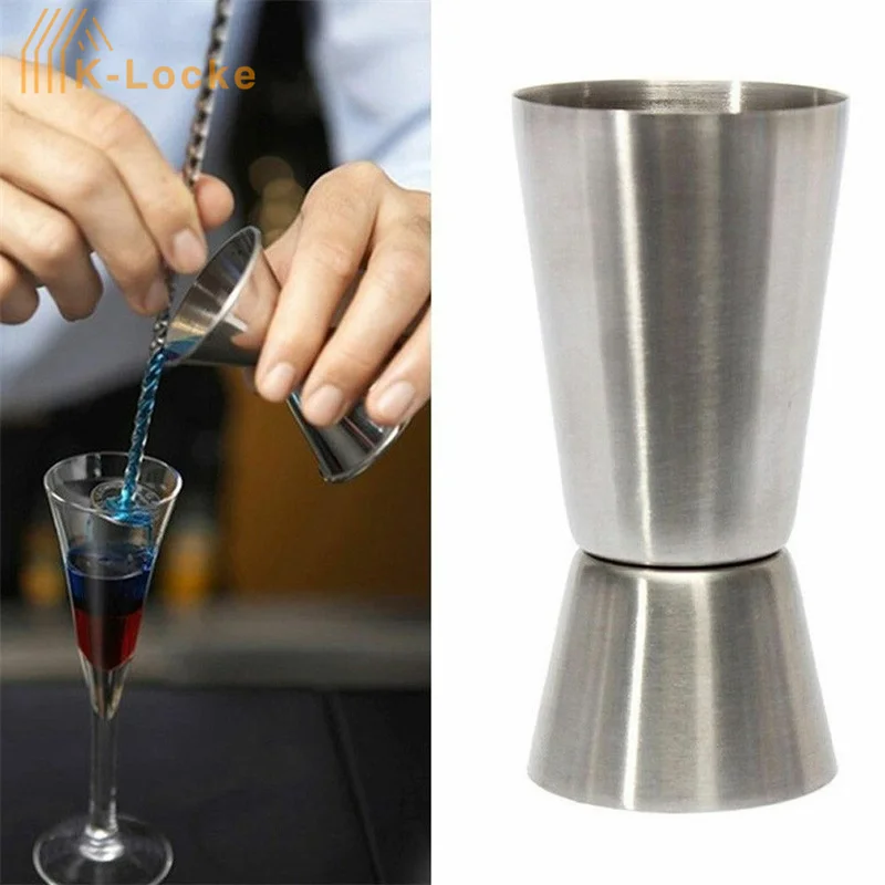 

25/50ml 304 Stainless Steel Ounce Cup Measuring Cup Measuring Wine Glass Ounce Cup Cocktail Drink Liquid Measuring Cup Tools