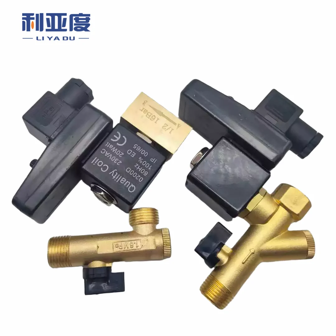 Filter Dry Air Storage Tank Drain Cooler Dry Electromechanical Magnetic 220v Electronic Drain Valve