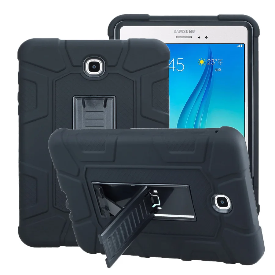 Гибридная резиновая пластик + Силиконовый противоударный чехол для Samsung Tab a 8 0 SM